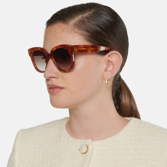 Celine Square Gradient Acetate Sunglasses CL4002UN /53K NWT 460$ - Picture 7 of 15